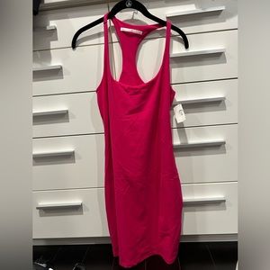 Susana Monaco body con Racerback Mini Dress - hot Pink - Size Large